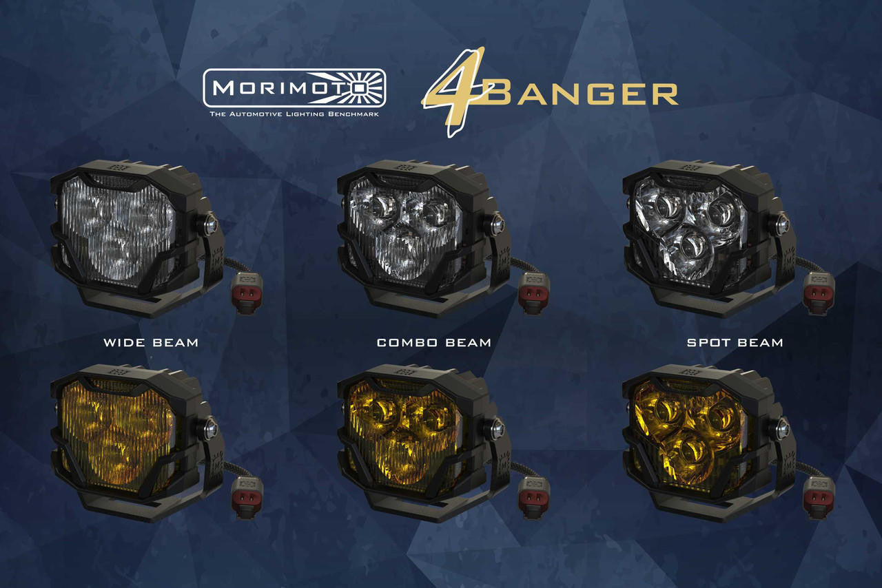Morimoto 4Banger Triple Fog Kit: 17-20 Raptor (brackets only) - Apollo Off-Road