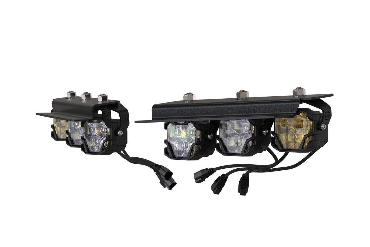 Morimoto 4Banger Triple Fog Kit: 2021+ Bronco (brackets only) - Apollo Off-Road