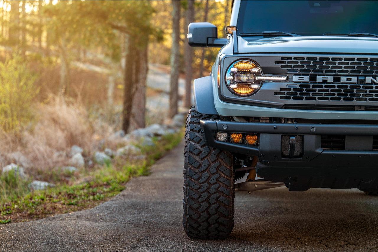 Morimoto 4Banger Triple Fog Kit: 2021+ Bronco (brackets only) - Apollo Off-Road