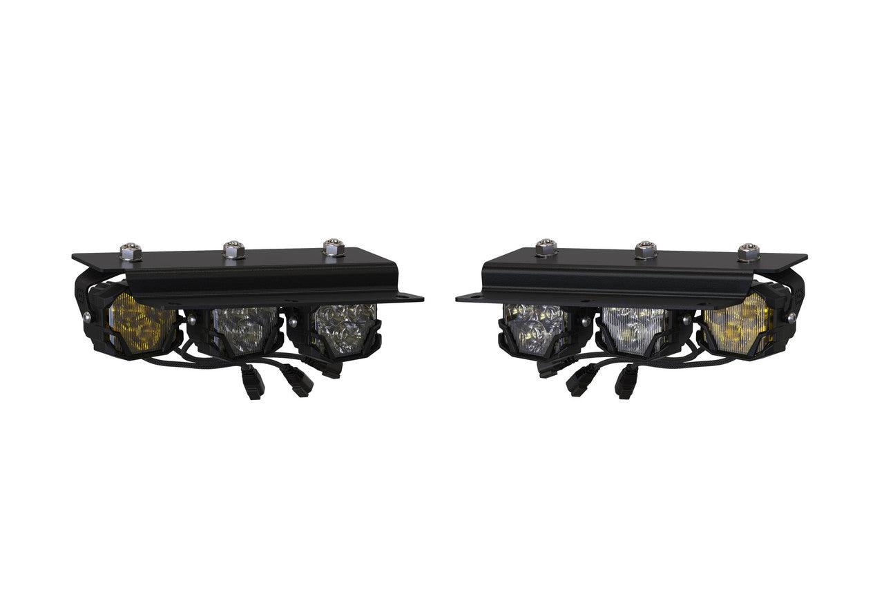 Morimoto 4Banger Triple Fog Kit: 2021+ Bronco (brackets only) - Apollo Off-Road