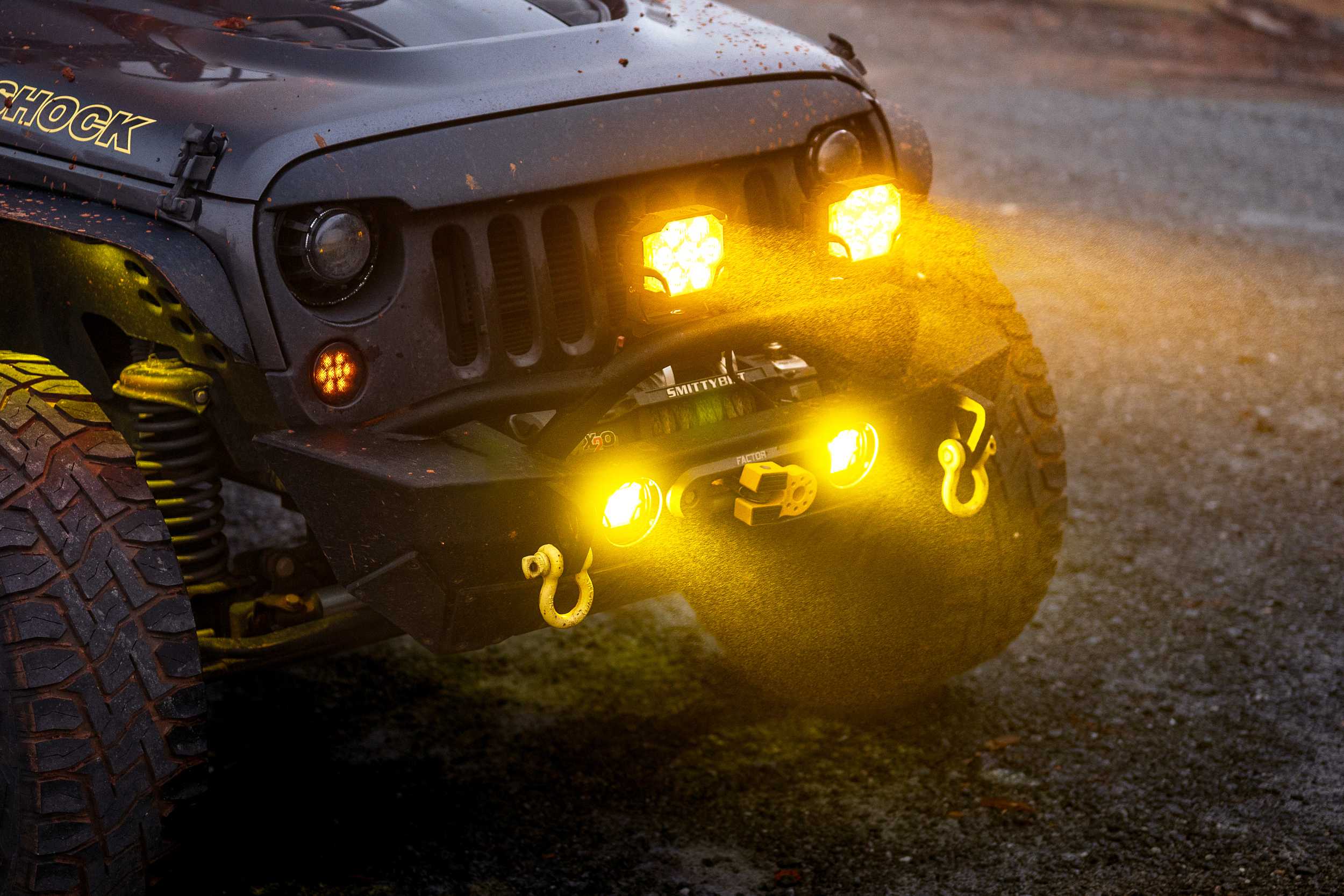 Morimoto BigBanger HXB LED Pod (Amber DRL / Combo / Yellow)(Each) - Apollo Off-Road