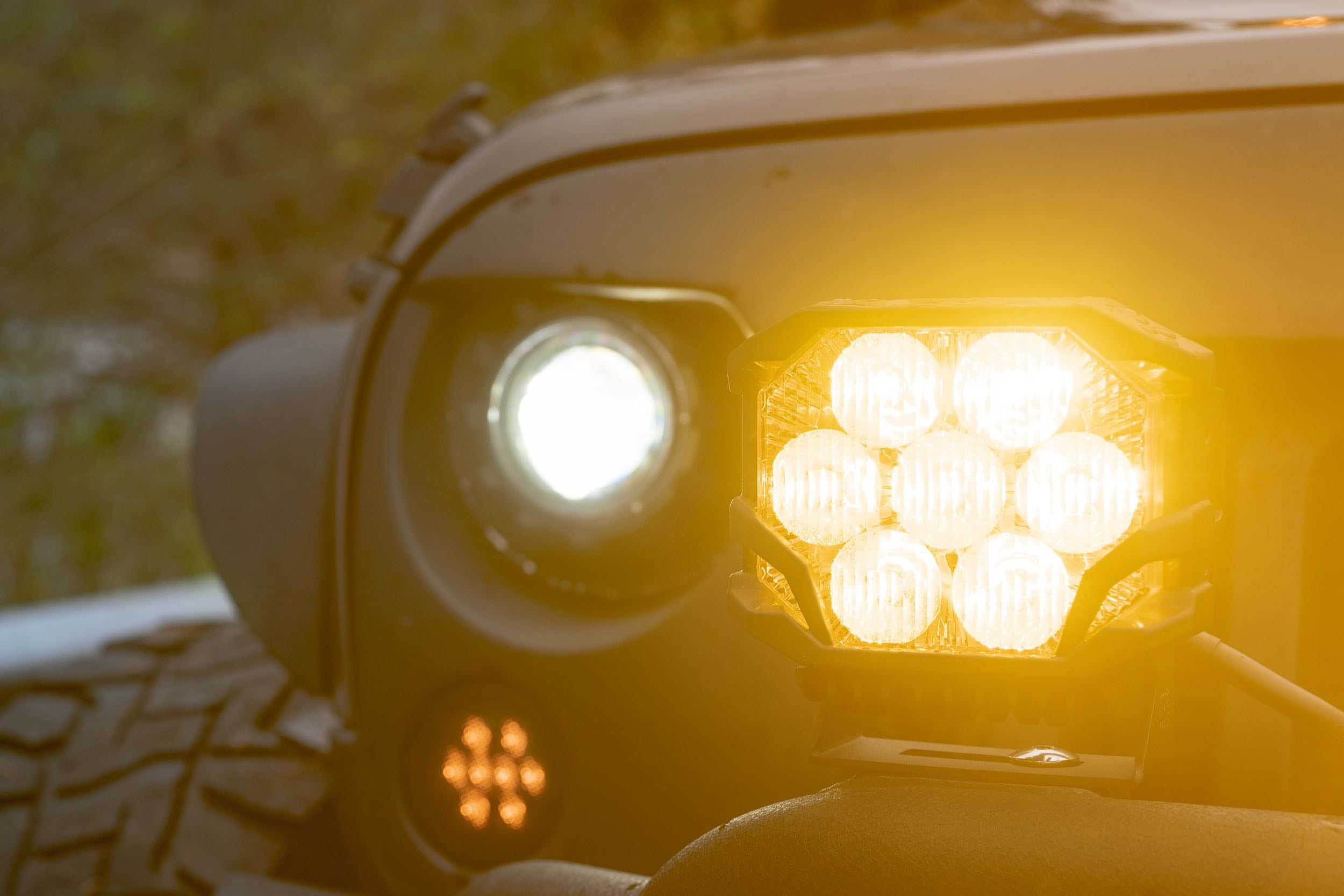 Morimoto BigBanger HXB LED Pod (Amber DRL / Combo / Yellow)(Each) - Apollo Off-Road