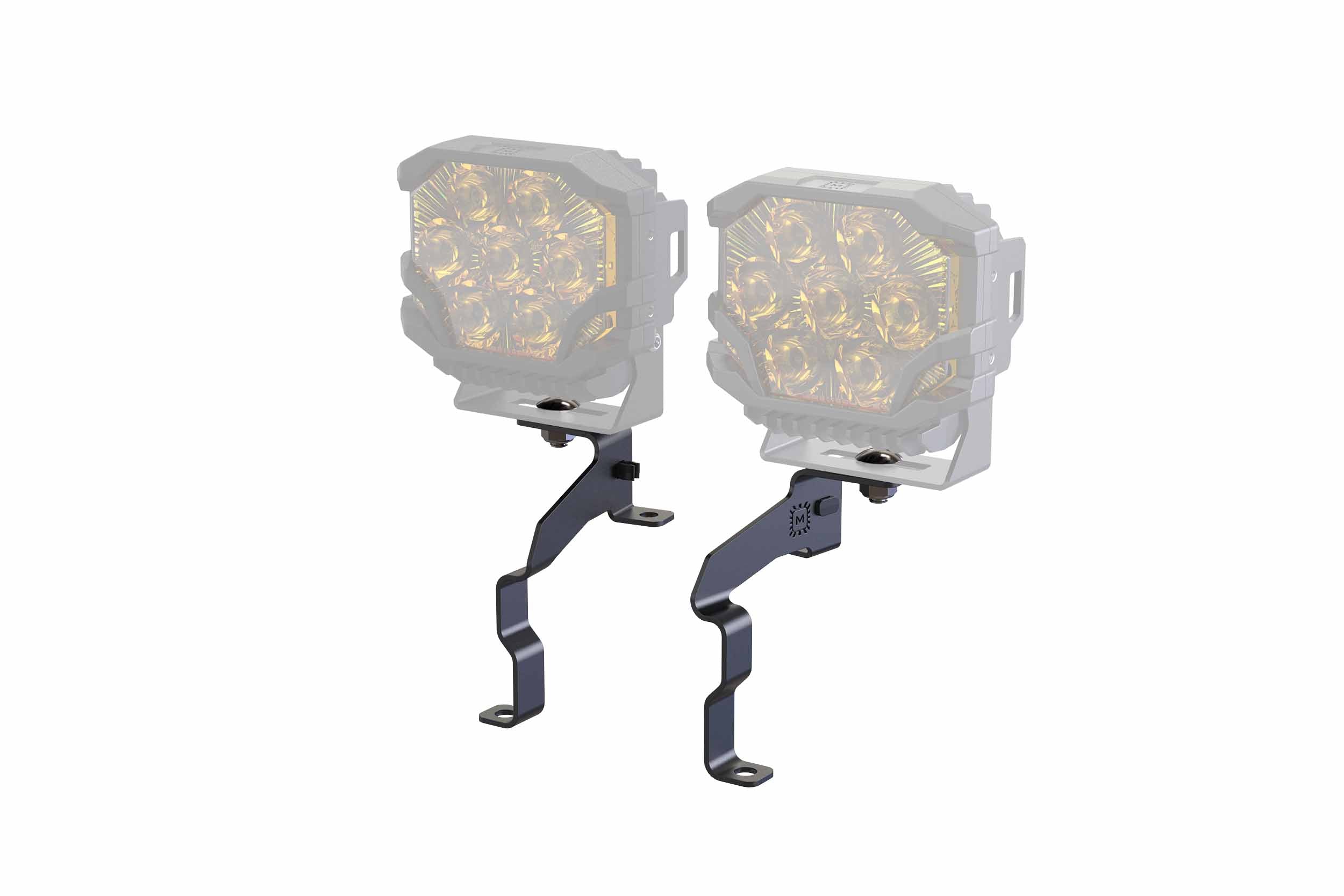 Morimoto Ditch Light Brackets: Ford Super Duty (2023+) - Apollo Off-Road
