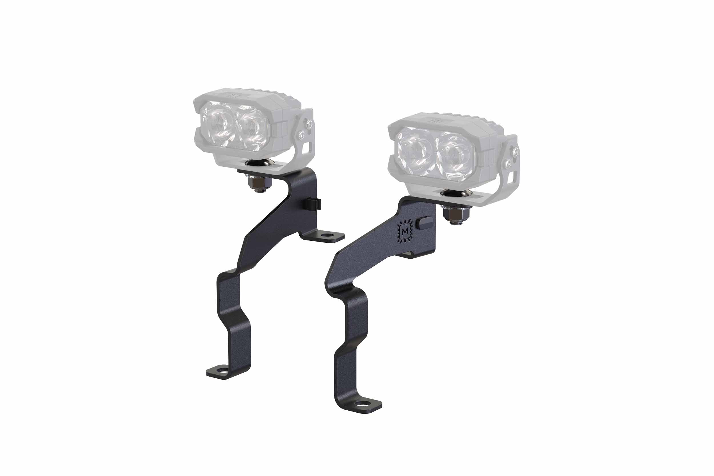 Morimoto Ditch Light Brackets: Ford Super Duty (2023+) - Apollo Off-Road