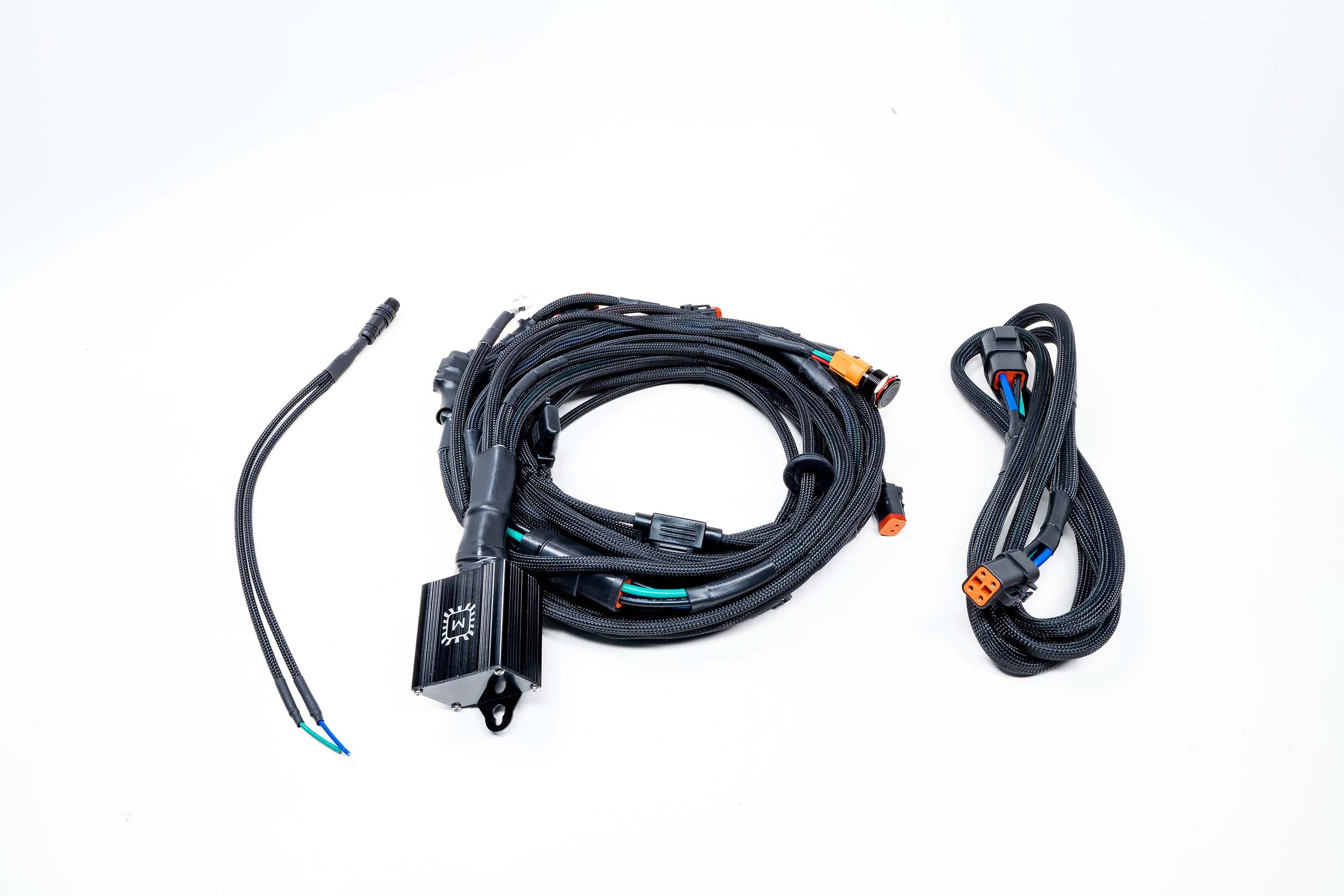 Morimoto Switched Power Harness: 2 or 4Banger Bar (10-12 Pods) - Apollo Off-Road