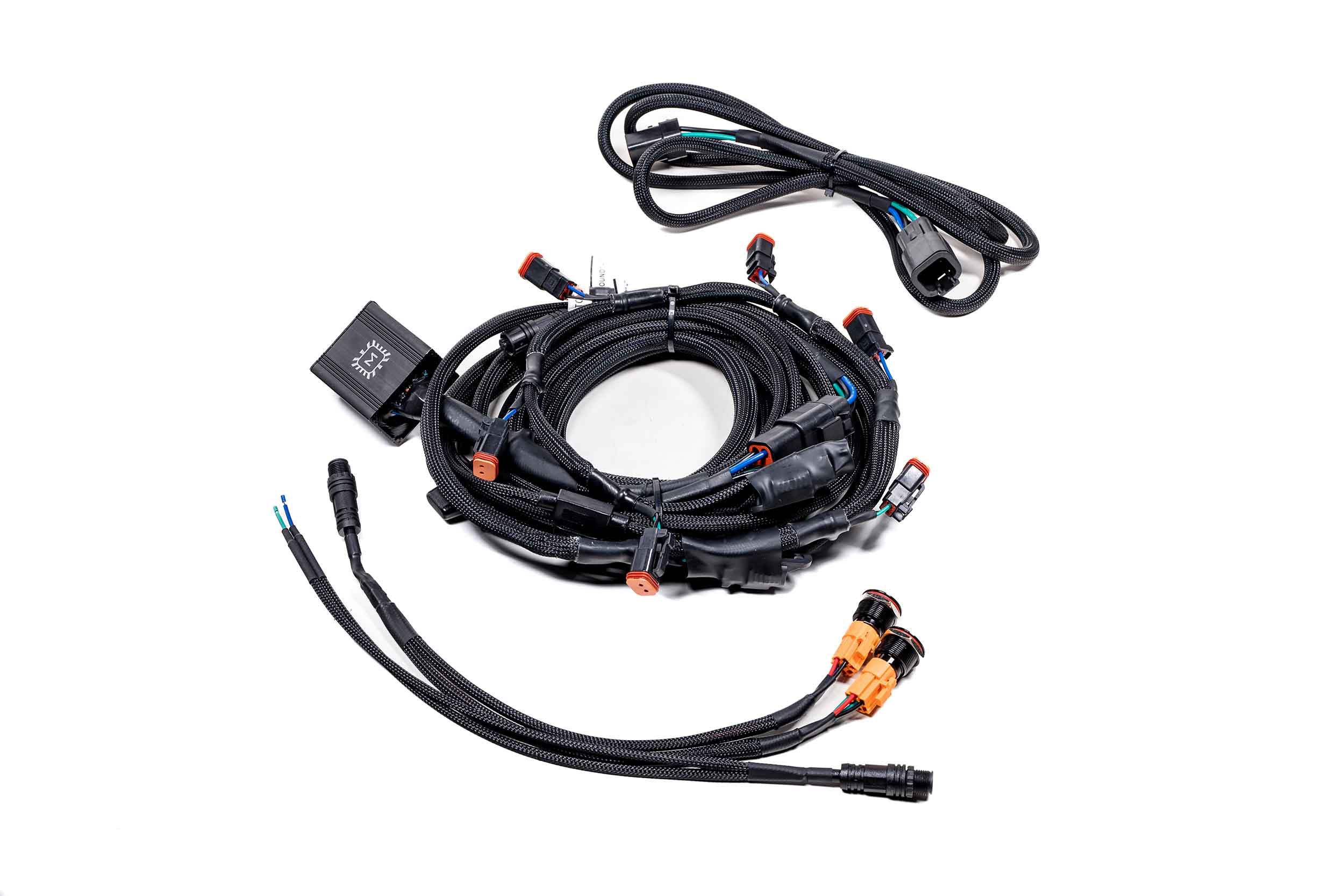 Morimoto Switched Power Harness: 2 or 4Banger Bar (6-8 Pods) - Apollo Off-Road