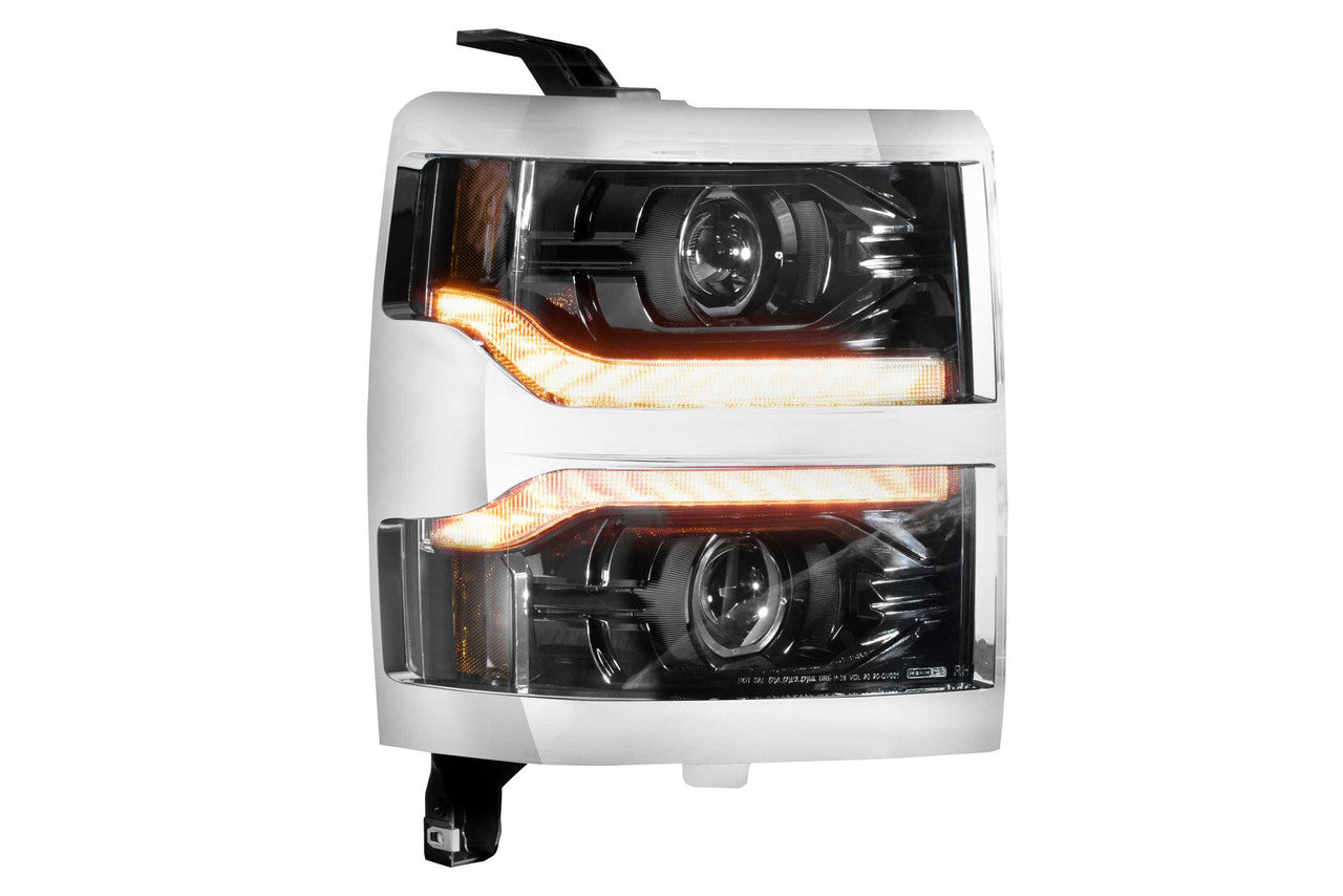 Morimoto XB Headlight Grille Trim Bezels: LF543 (Pair - Chrome) - Apollo Off-Road