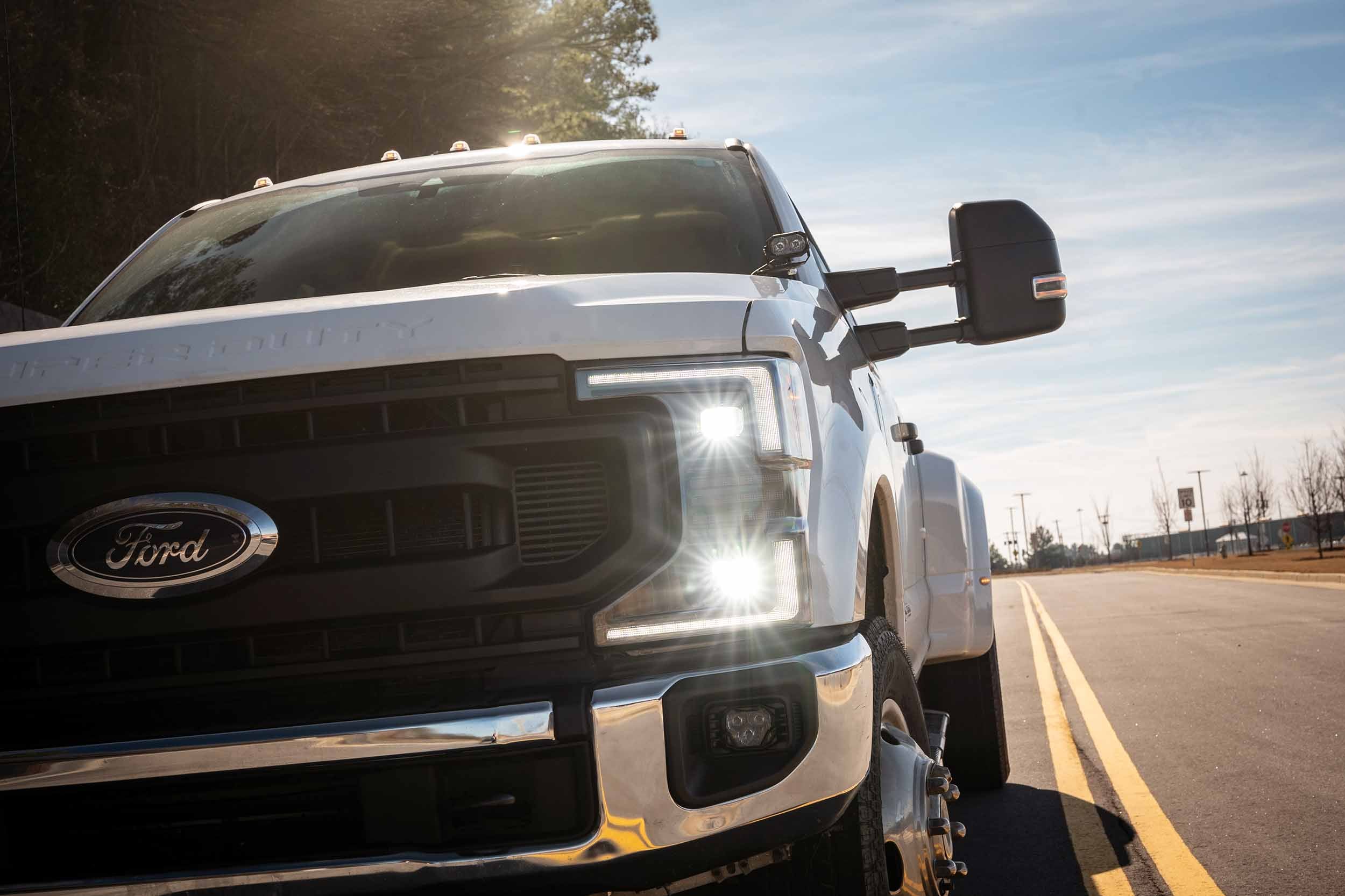 Morimoto XB Hybrid LED Headlights: 2020-2022 Ford Super Duty, Pair - Apollo Off-Road