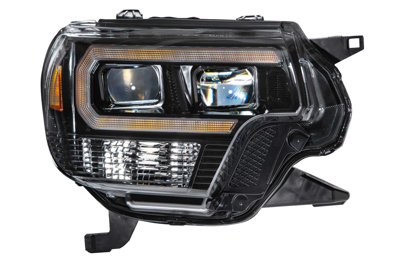 Morimoto XB Hybrid LED Headlights: Toyota Tacoma (12-15) (Pair - Smoked) - Apollo Off-Road