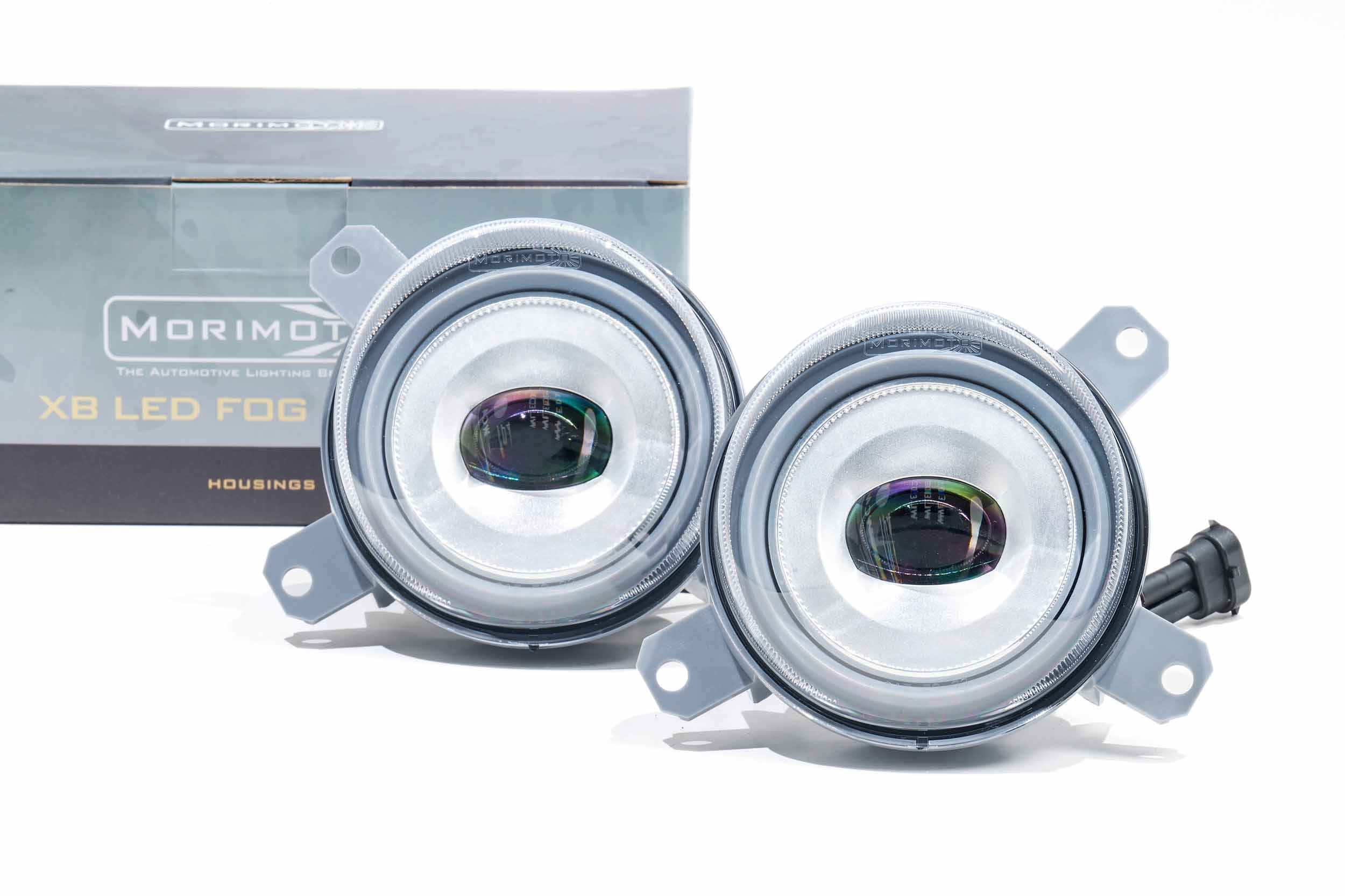 Morimoto XB LED Fogs: Type Ferrari 355 (Pair / Chrome) - Apollo Off-Road