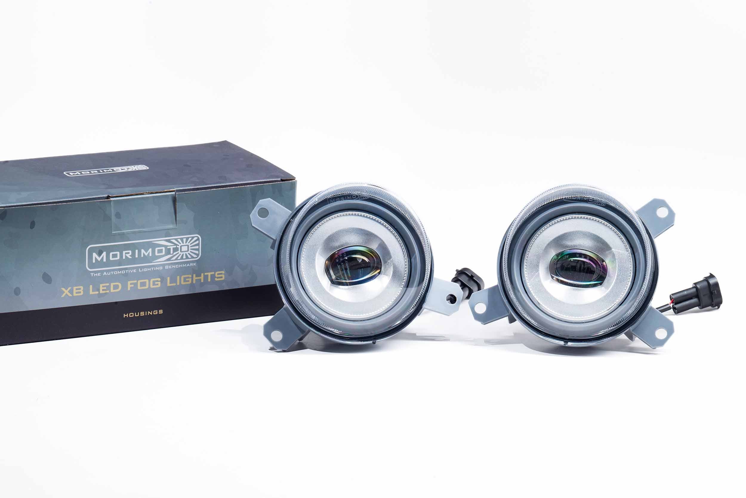 Morimoto XB LED Fogs: Type Ferrari 355 (Pair / Chrome) - Apollo Off-Road