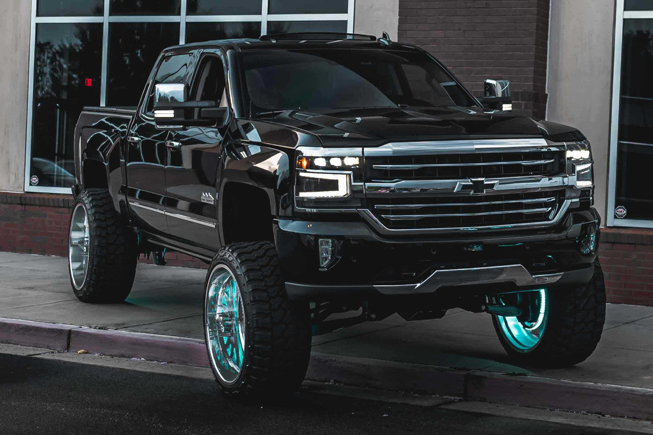 Morimoto XB LED Headlights: Chevrolet Silverado 1500 (16-18) (Pair - ASM) - Apollo Off-Road