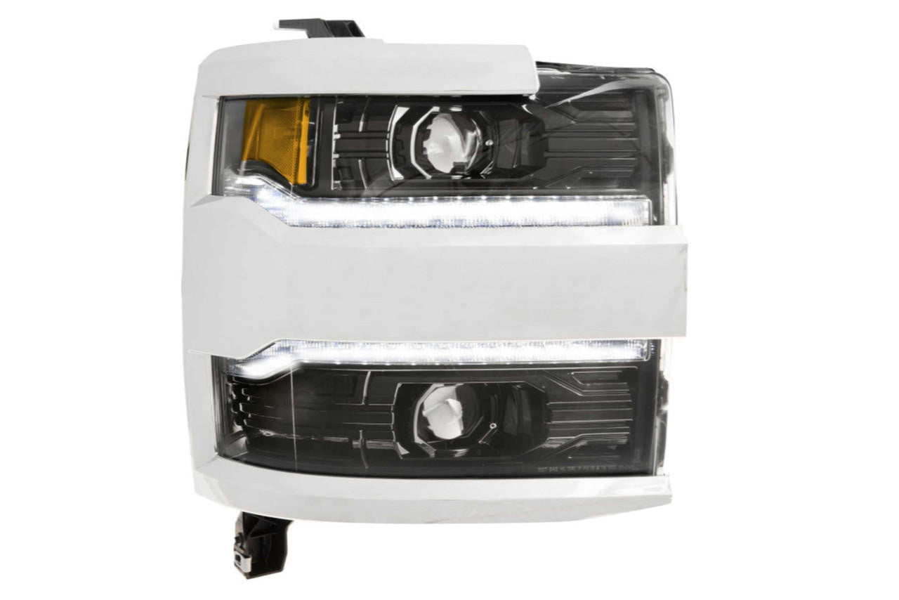 Morimoto XB LED Headlights: Chevrolet Silverado HD (15-19) (Pair - ASM) - Apollo Off-Road