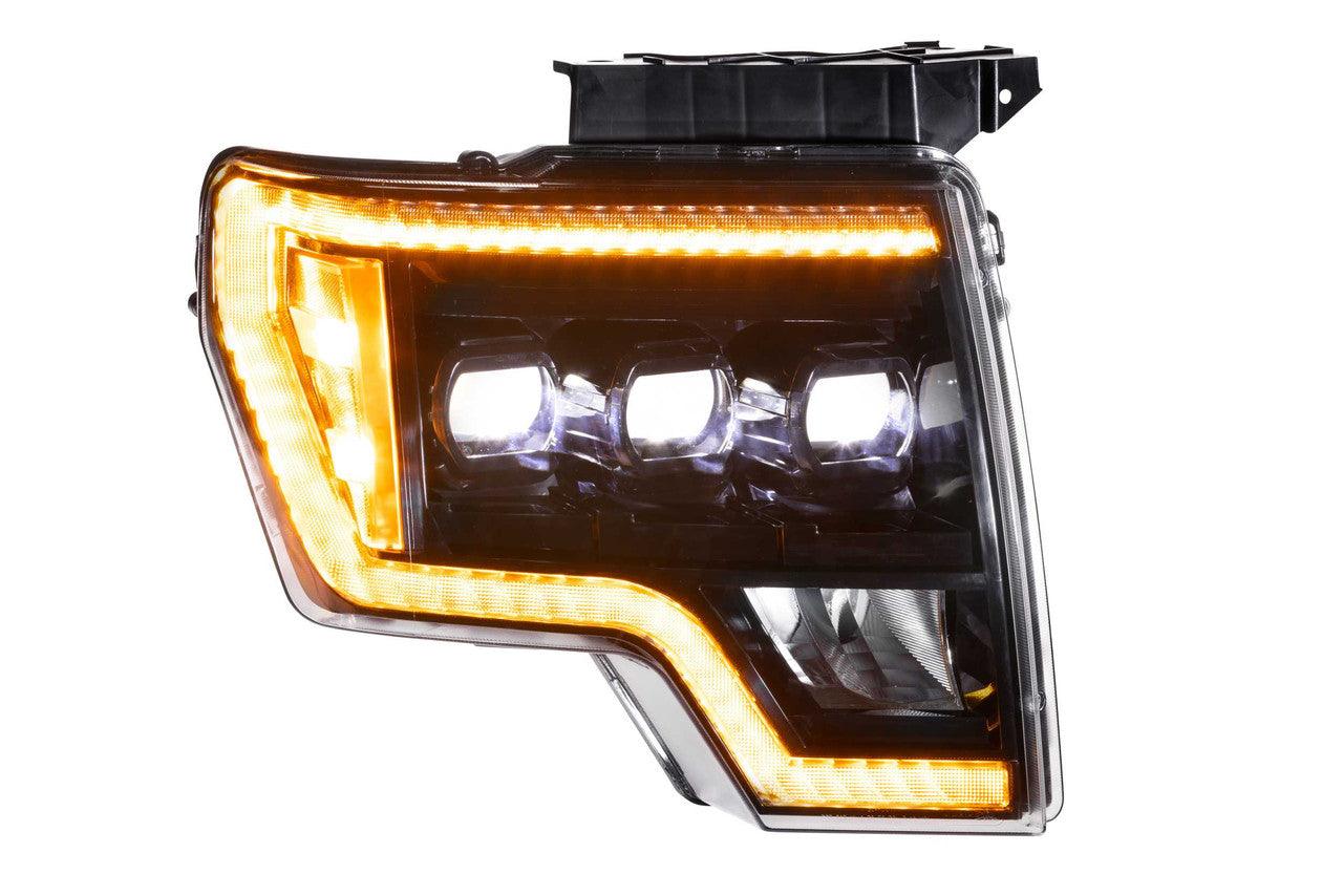 Morimoto XB LED Headlights: Ford F150 (09-14) (Pair - ASM Amber DRL) - Apollo Off-Road