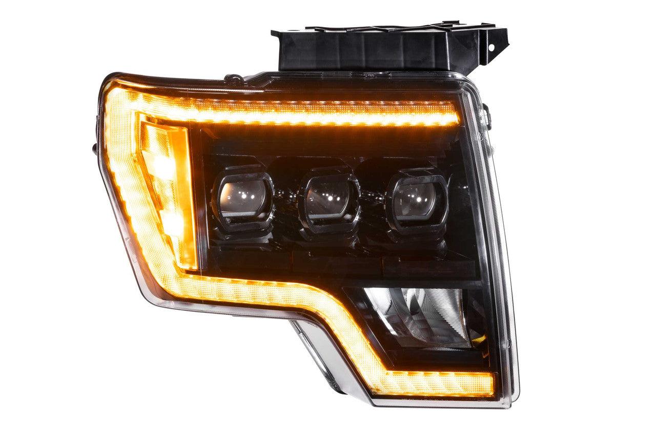 Morimoto XB LED Headlights: Ford F150 (09-14) (Pair - ASM Amber DRL) - Apollo Off-Road