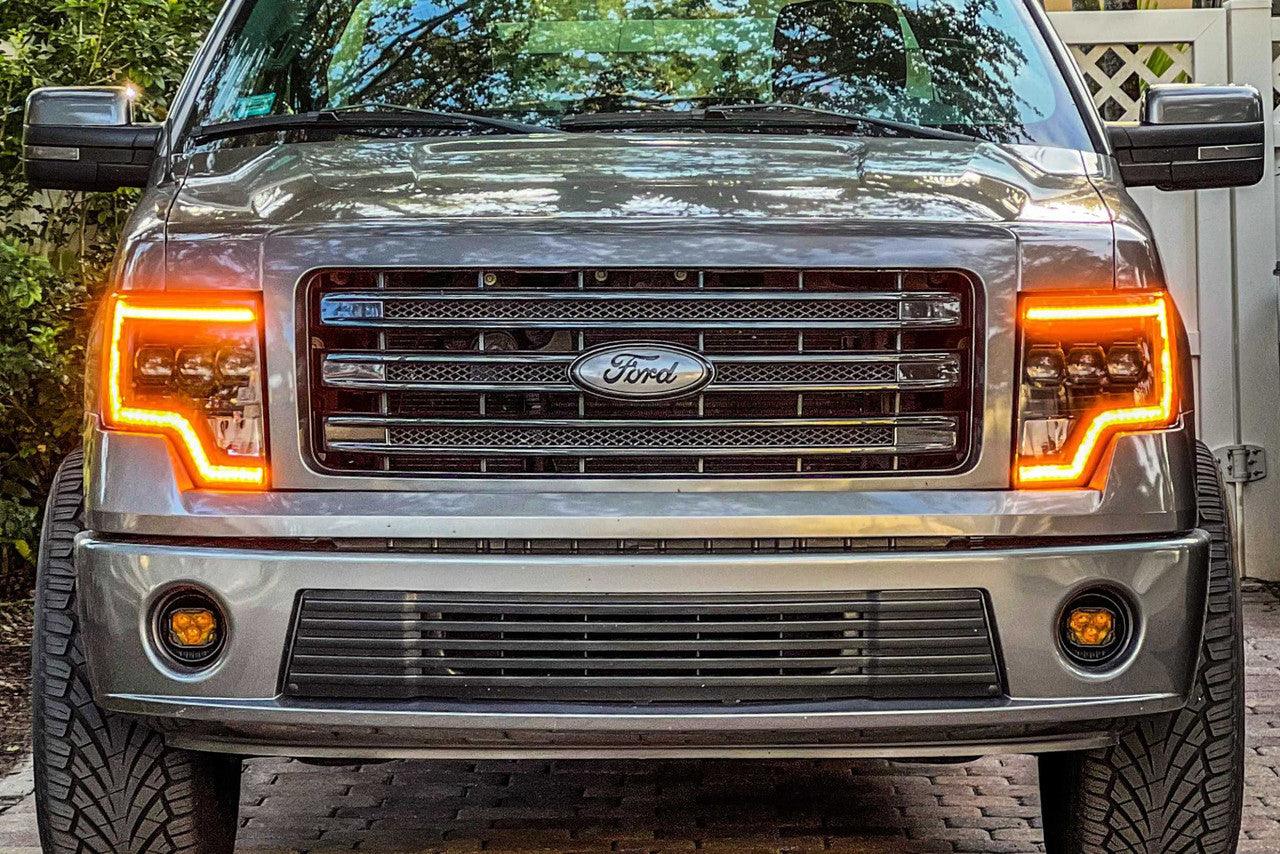 Morimoto XB LED Headlights: Ford F150 (09-14) (Pair - ASM Amber DRL) - Apollo Off-Road