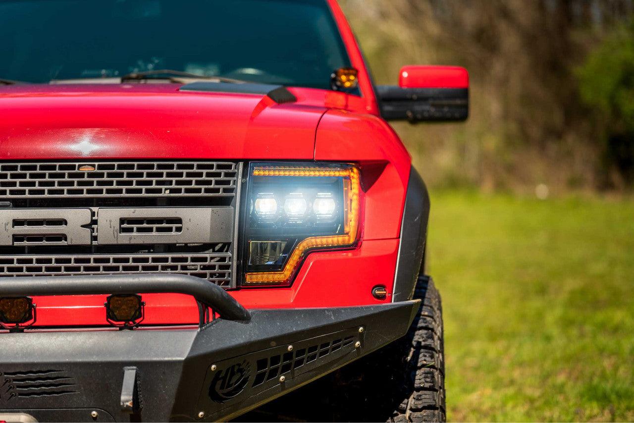 Morimoto XB LED Headlights: Ford F150 (09-14) (Pair - ASM Amber DRL) - Apollo Off-Road