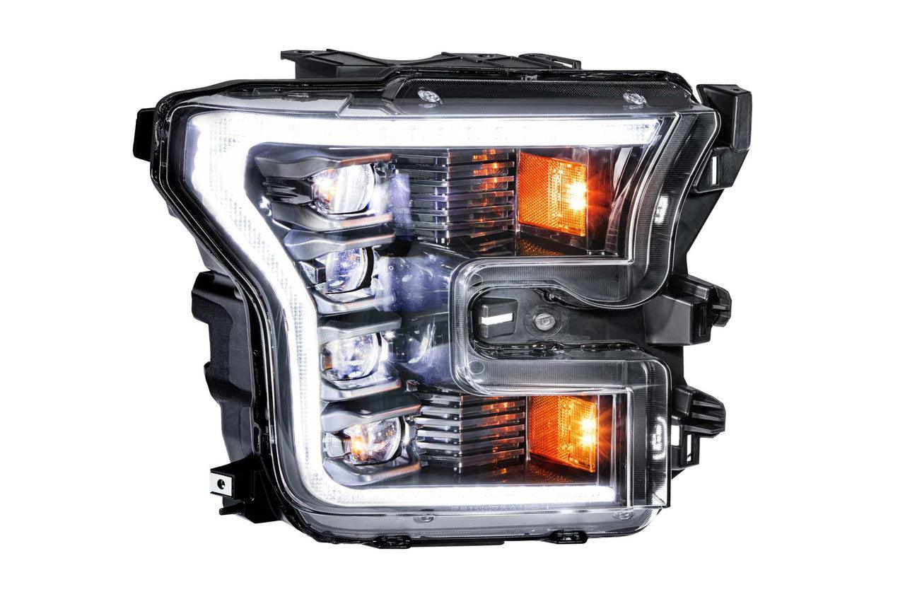 Morimoto XB LED Headlights: Ford F150 (15-17) (Pair - ASM - White DRL) (Gen 2) - Apollo Off-Road