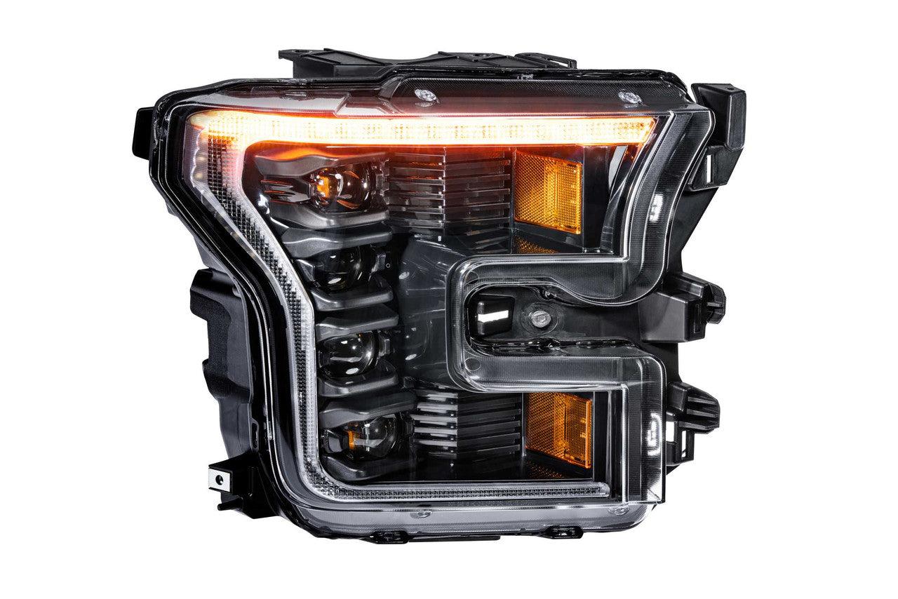 Morimoto XB LED Headlights: Ford F150 (15-17) (Pair - ASM - White DRL) (Gen 2) - Apollo Off-Road