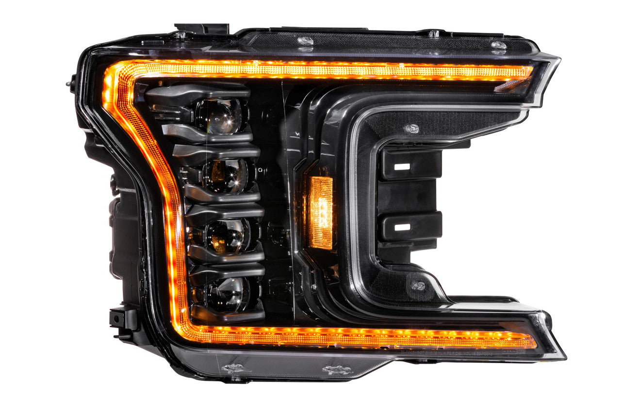 Morimoto XB LED Headlights: Ford F150 (18-20) (Pair - ASM Amber DRL) (Gen 2) - Apollo Off-Road