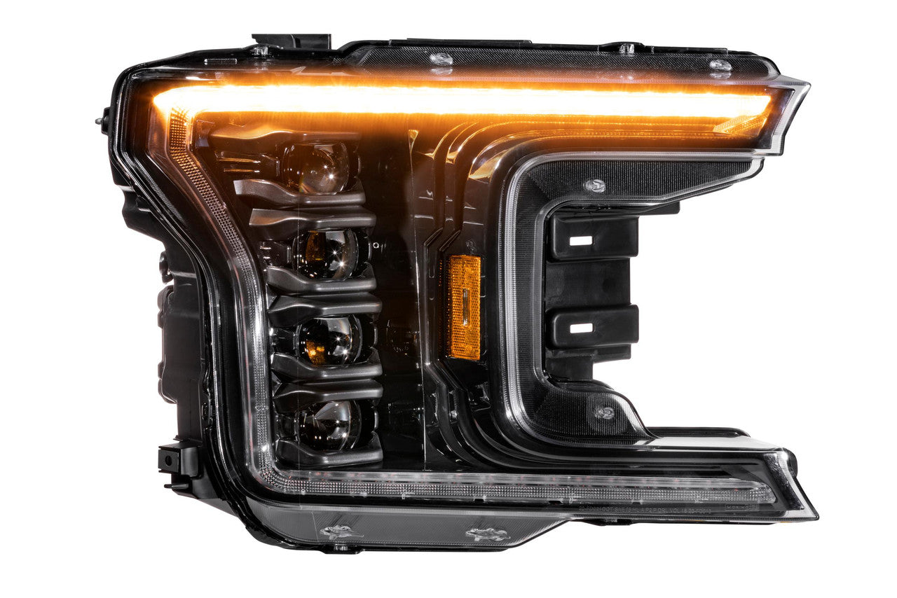 Morimoto XB LED Headlights: Ford F150 (18-20) (Pair - ASM Amber DRL) (Gen 2) - Apollo Off-Road