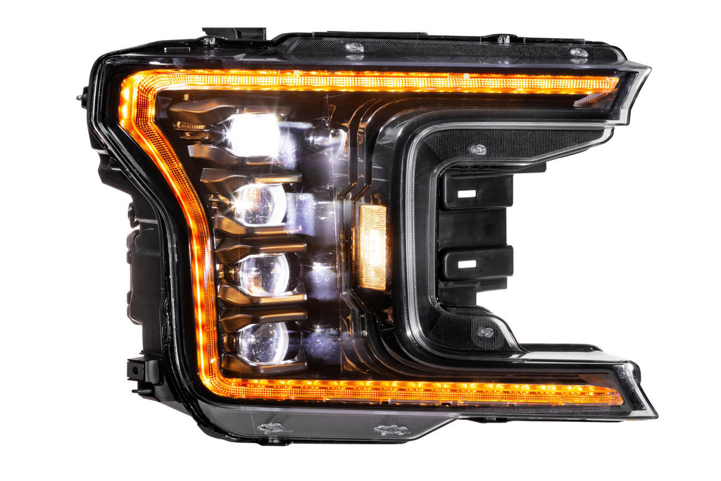 Morimoto XB LED Headlights: Ford F150 (18-20) (Pair - ASM Amber DRL) (Gen 2) - Apollo Off-Road