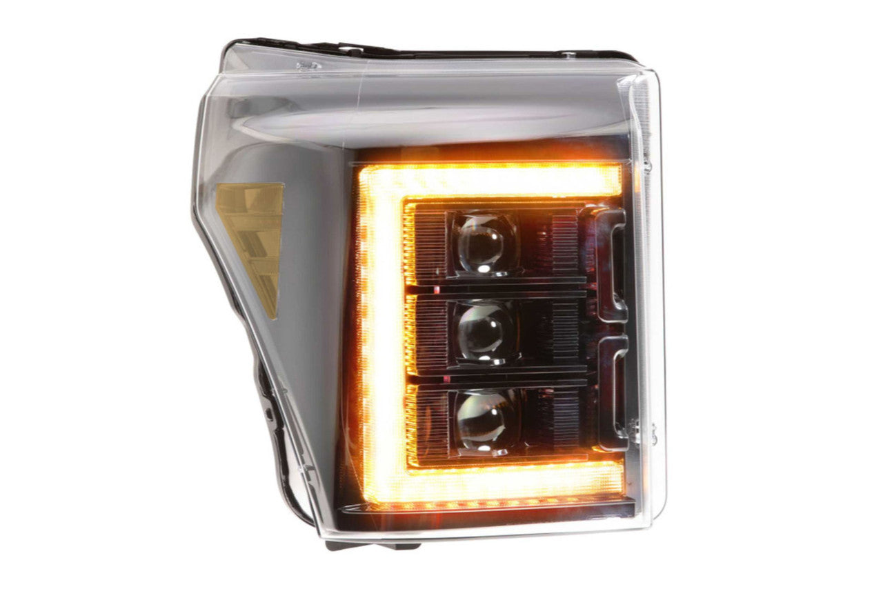 Morimoto XB LED Headlights: Ford Super Duty (11-16) (Pair - White DRL) - Apollo Off-Road