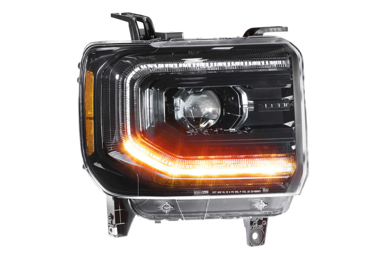 Morimoto XB LED Headlights: GMC Sierra (14-18) (Pair - ASM) - Apollo Off-Road
