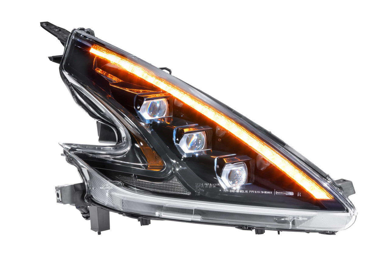 Morimoto XB LED Headlights: Nissan 370Z (09-20) (Pair - ASM - LHD) - Apollo Off-Road
