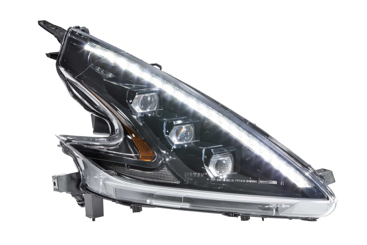 Morimoto XB LED Headlights: Nissan 370Z (09-20) (Pair - ASM - LHD) - Apollo Off-Road