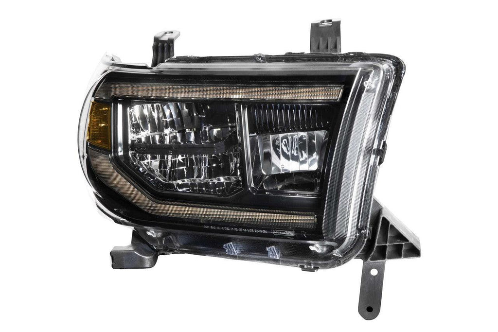 Morimoto XB LED Headlights: Toyota Tundra (07-13) (Pair - ASM - Amber DRL) - Apollo Off-Road