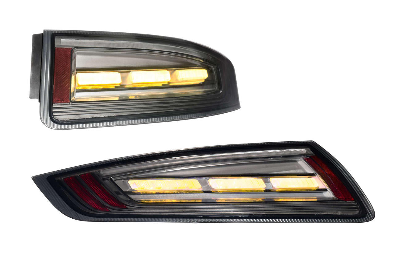 Morimoto XB LED Tail Lights: Porsche 997.1 (05-08) (Red - Smoked) - Apollo Off-Road