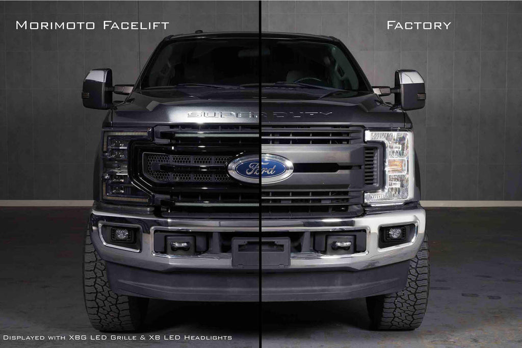 Morimoto XBG: Ford Super Duty Front End Conversion Kit (17-19 to 20-22) - Apollo Off-Road