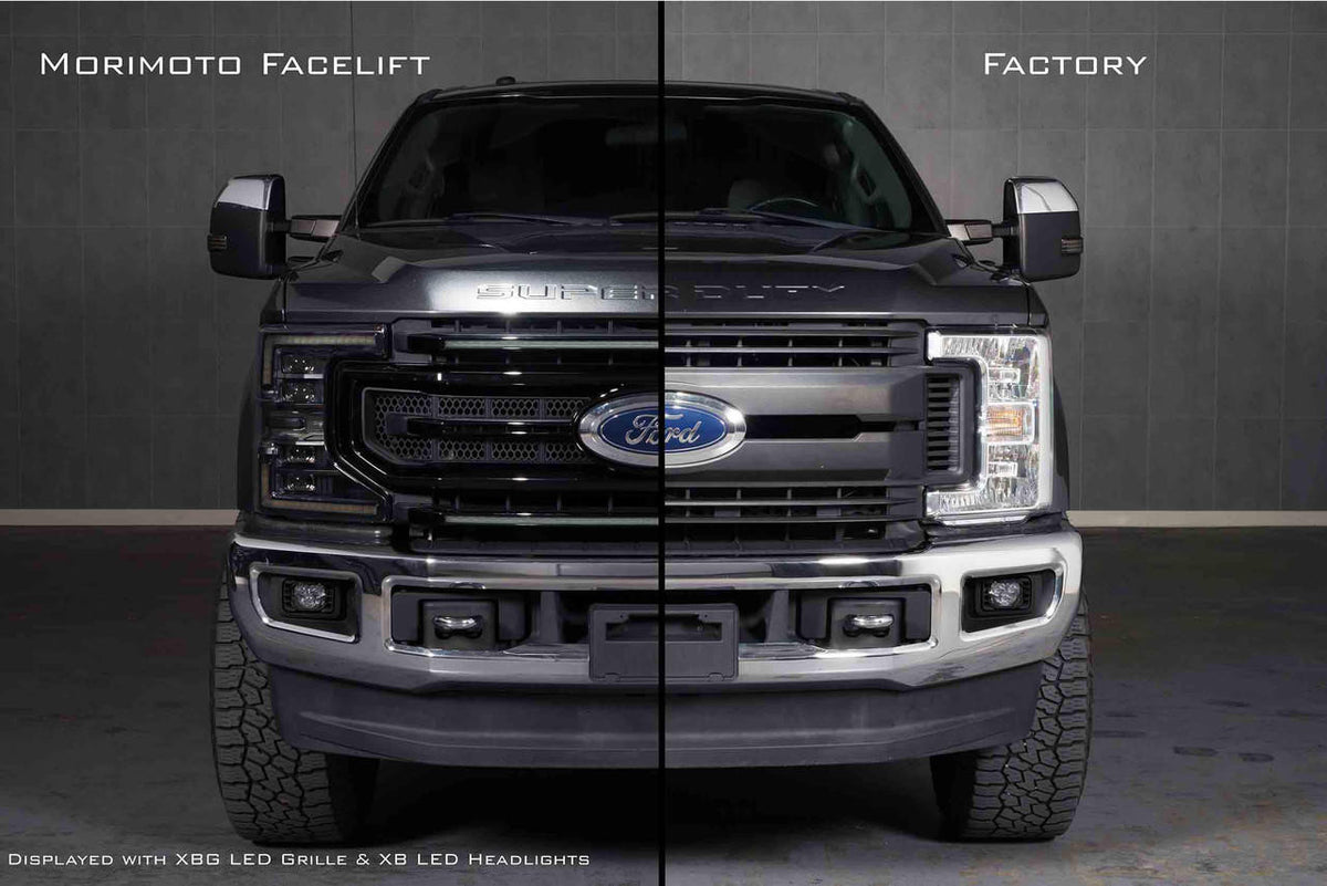 Morimoto XBG: Ford Super Duty Front End Conversion Kit (17-19 to 20-22) - Apollo Off-Road