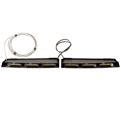MPower ORV Interior Light Bar for 2021+ Ford Bronco, 6 Module, Split 2 Piece, Amber/White
