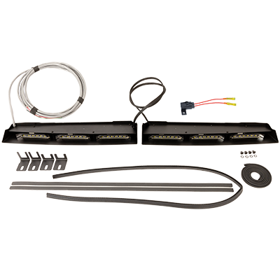 MPower ORV Interior Light Bar for 2021+ Ford Bronco, 6 Module, Split 2 Piece, Amber/White