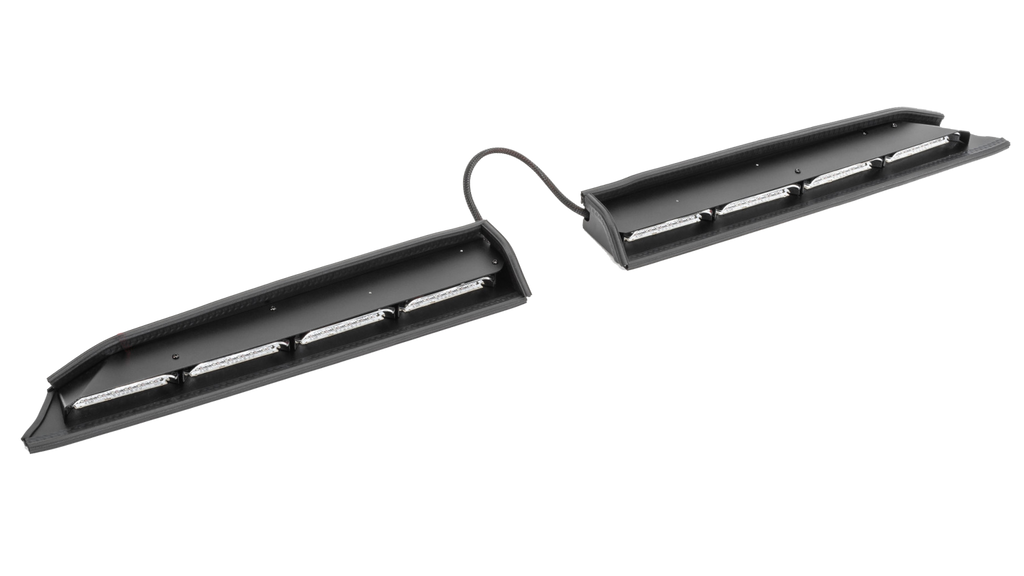 Mpower ORV Interior Light Bar for 2018+ Jeep Wrangler JL/Gladiator JT with ACC, 8 Module, Split 2 Piece, Amber/White