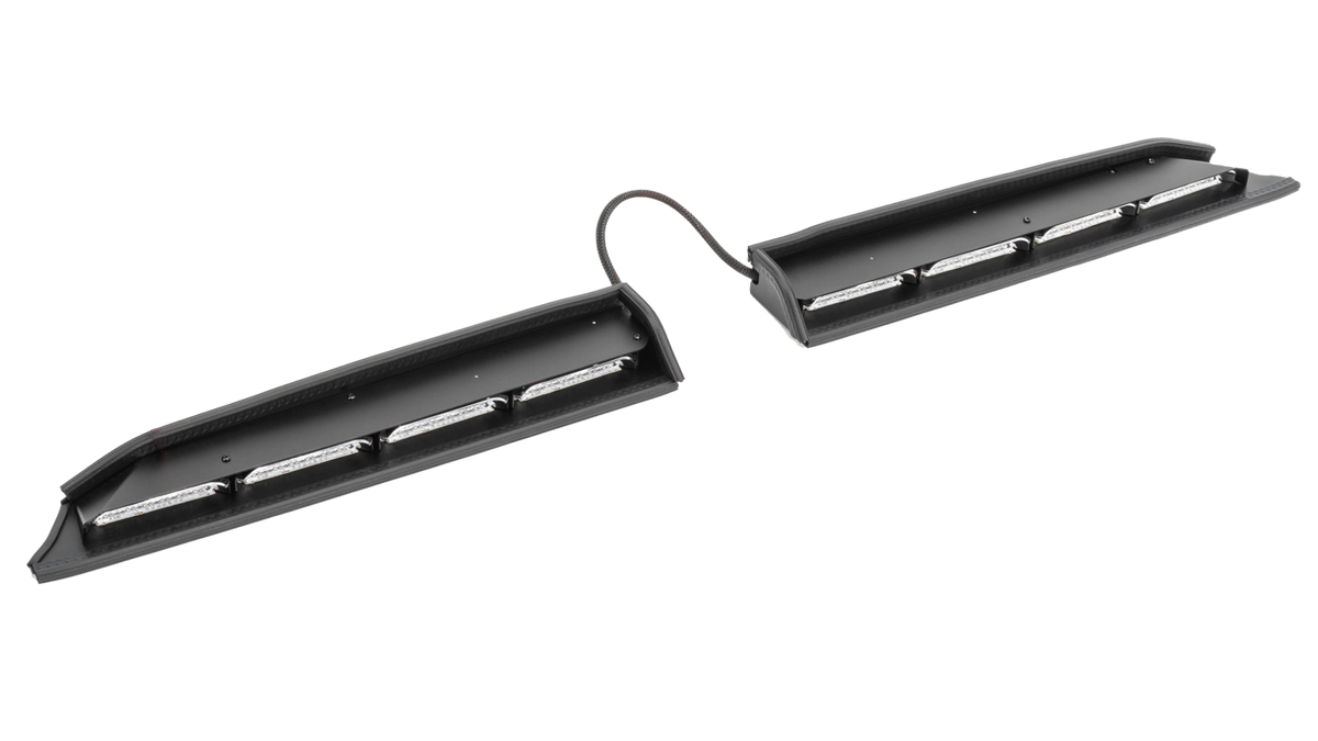 Mpower ORV Interior Light Bar for 2018+ Jeep Wrangler JL/Gladiator JT with ACC, 8 Module, Split 2 Piece, Amber/White