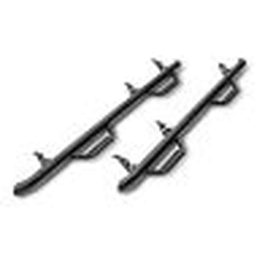 Nerf Step - W2W w/Bed Acs (2 Stps) - 17-23 F250/350/450/550 8' Reg - TX Blk - Apollo Off-Road