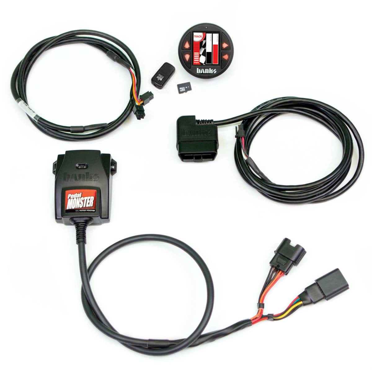 PedalMonster Kit Molex MX64 6 Way With iDash 1.8 DataMonster Banks Power 64313 - Apollo Off-Road