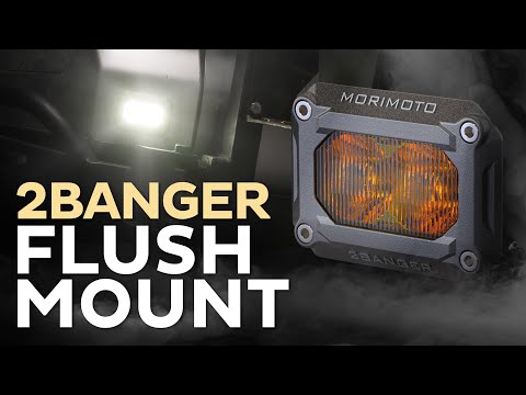 Flush or Angled Mounting Kit: Morimoto 2Banger
