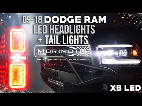 XB LED Headlights: Dodge Ram (09-18) (Pair / ASM)