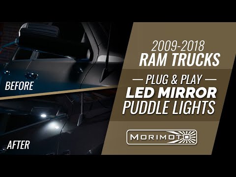 XB Mirror Puddle Lights: Dodge Ram (10-19 / Pair)
