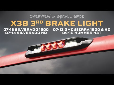 X3B LED Third Brake Light: 07-13 Silverado/Sierra