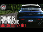 AWE Touring Edition Catback Exhaust for '19-'21 Porsche Macan 3.0T/2.9TT - Diamond Black Tips
