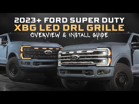 Morimoto XBG LED Grille: Ford Super Duty (2023+)