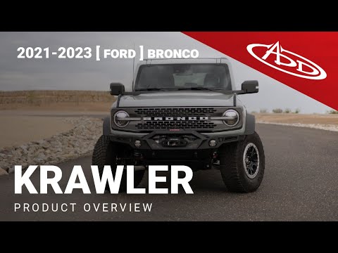 2021-2024 Ford Bronco Krawler Winch Front Bumper