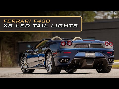 XB LED Tail Lights: Ferrari F430 (05-10) (Set/Smoked)