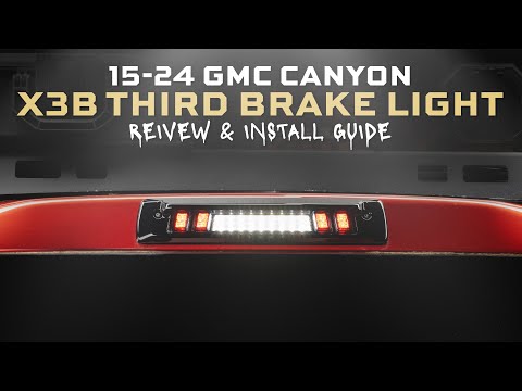 X3B LED Third Brake Light: 2015+ Colorado/Canyon, Clear Lens