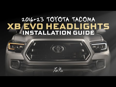 XB Evo Hybrid Headlights: 2016-2023 Toyota Tacoma, Set